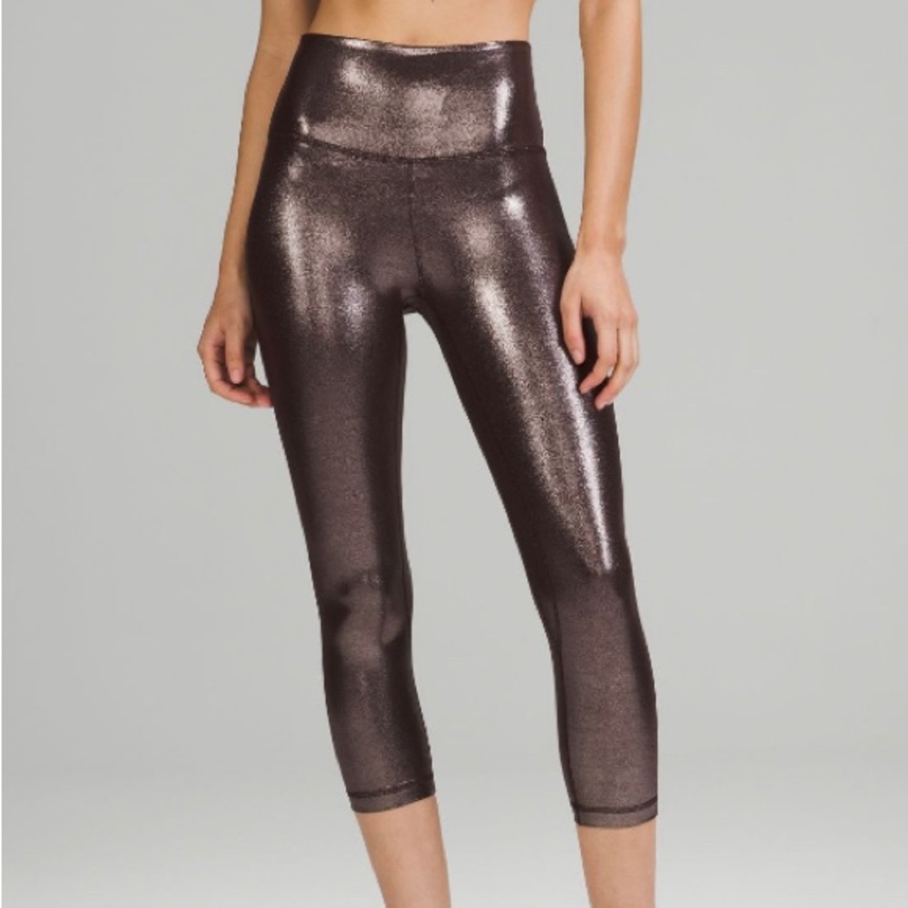 lululemon Align High Rise Crop 21” *Shine